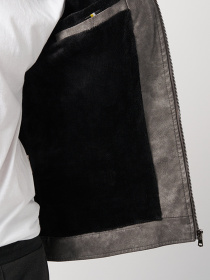 Куртка кожаная Ricco Grande модель k1793gr Фото