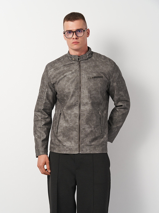 Куртка кожаная Ricco Grande модель k1793gr Фото