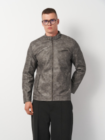 Куртка кожаная Ricco Grande модель k1793gr Фото