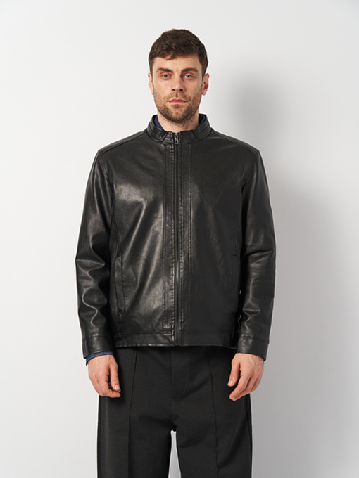 Куртка кожаная Ricco Grande модель k12012-168bl Фото