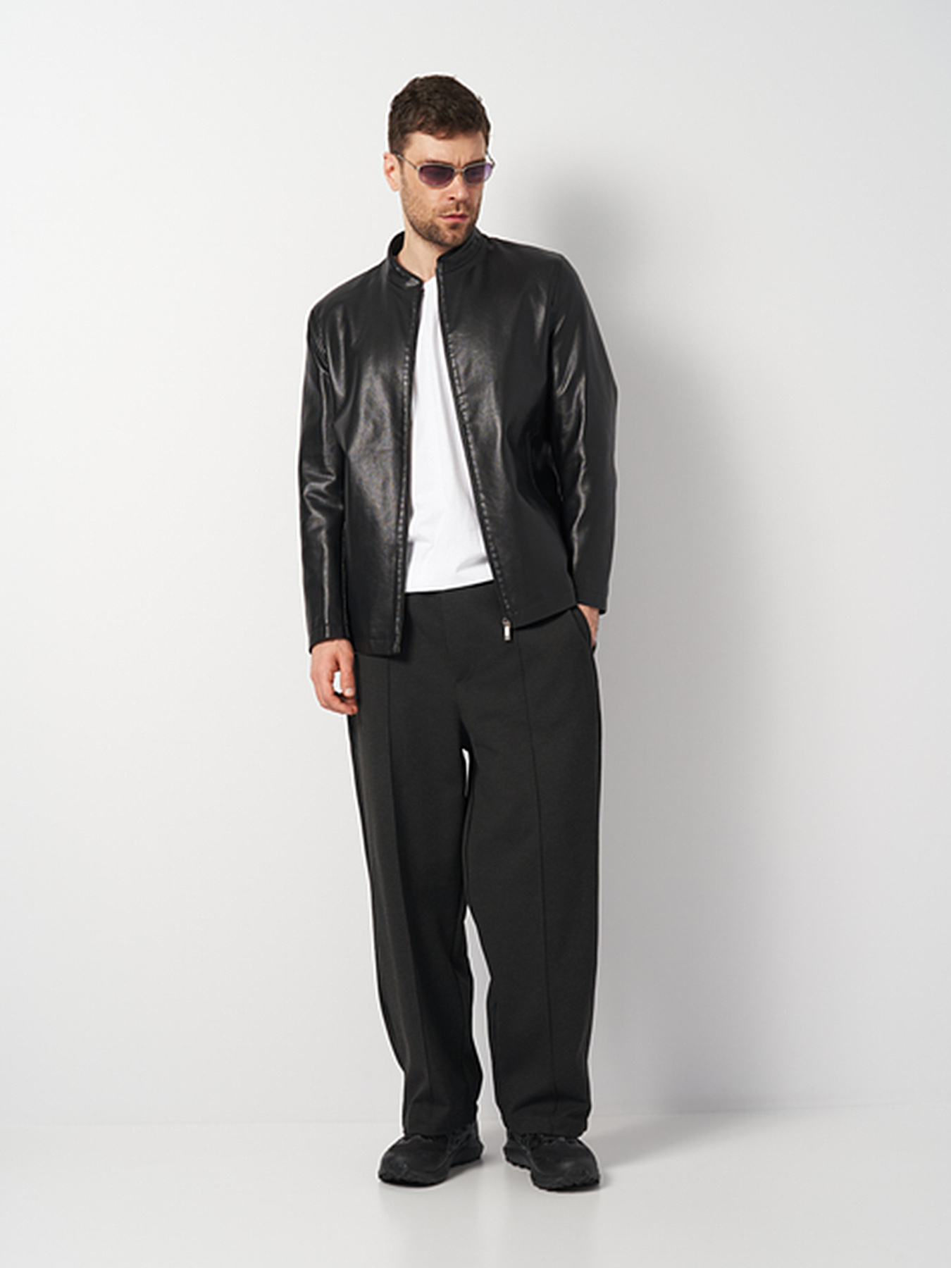 Куртка кожаная Ricco Grande модель k13355bl Фото