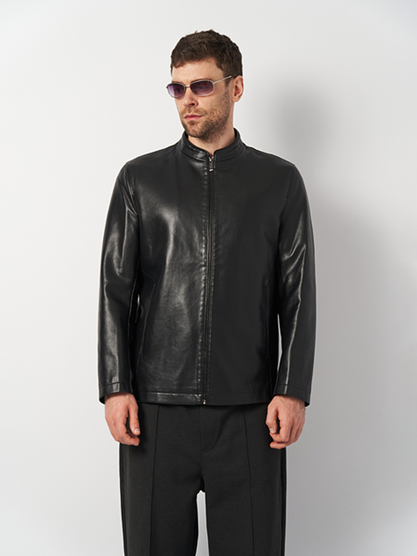 Куртка кожаная Ricco Grande модель k13355bl Фото