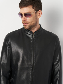 Куртка кожаная Ricco Grande модель k13355bl Фото
