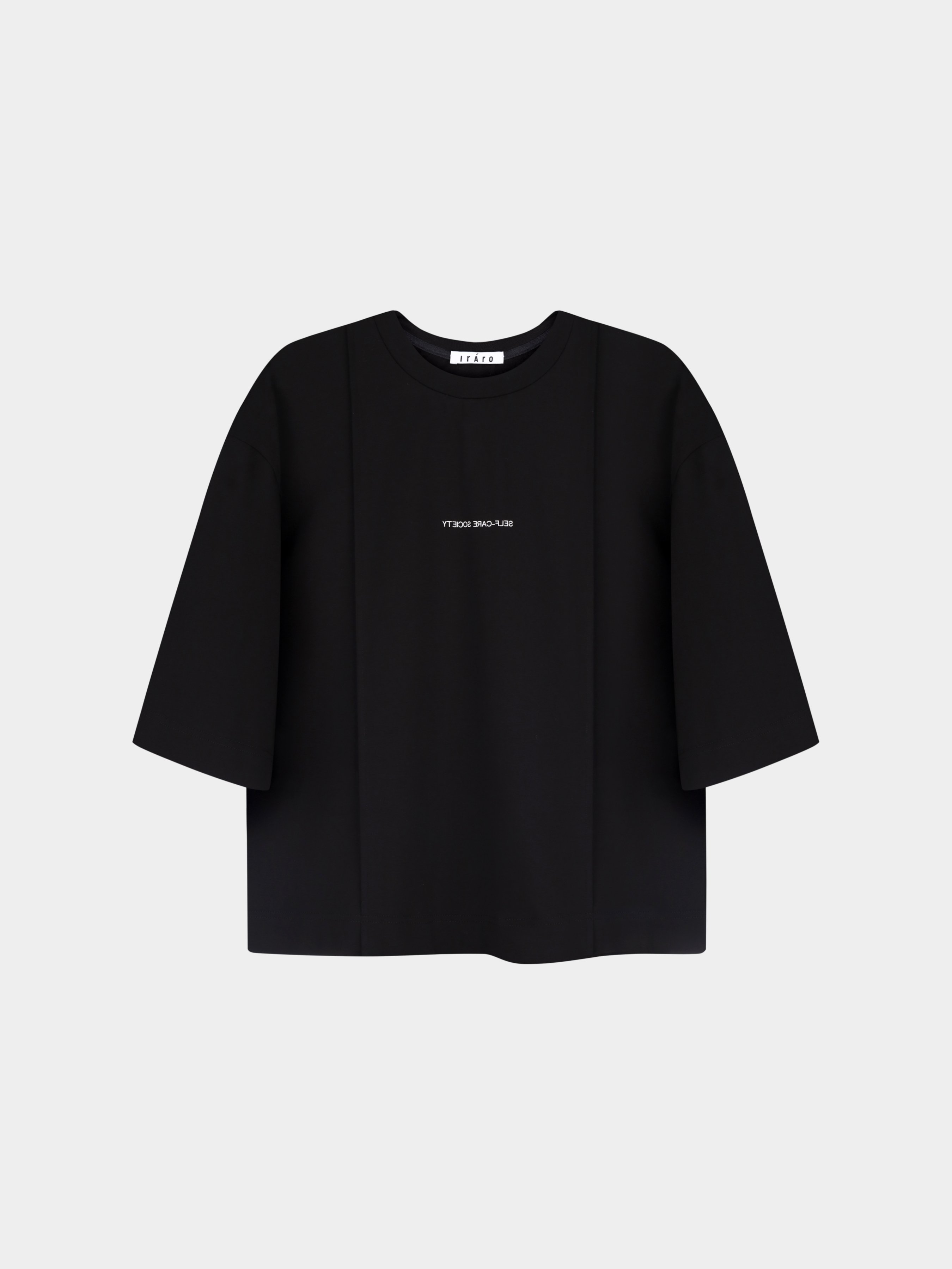 Бавовняна Жіноча Футболка irAro  (IR_FW24_BT_011U) колір чорний