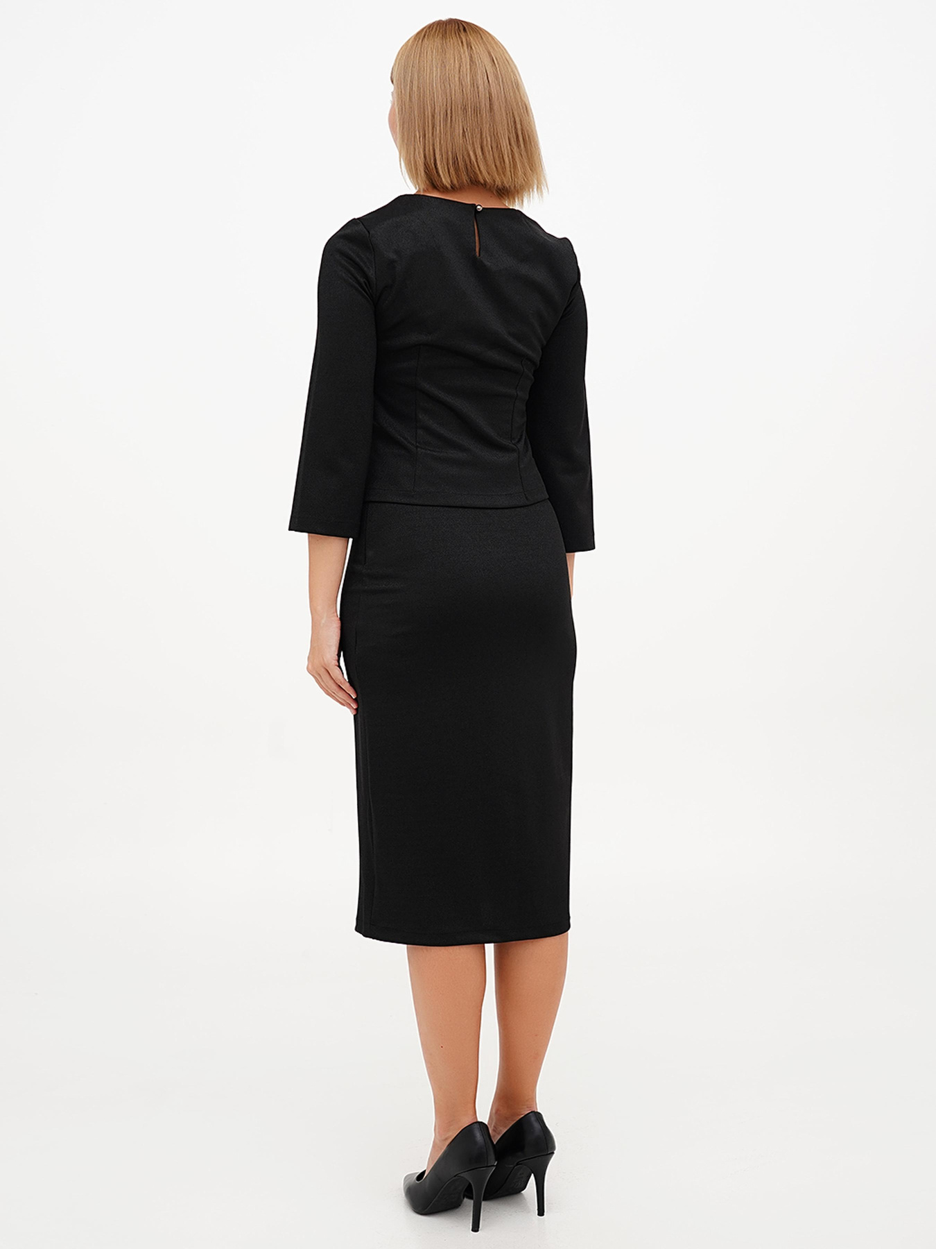 Повседневный костюм Sassofono модель A271-SC-1924_Чорний Фото