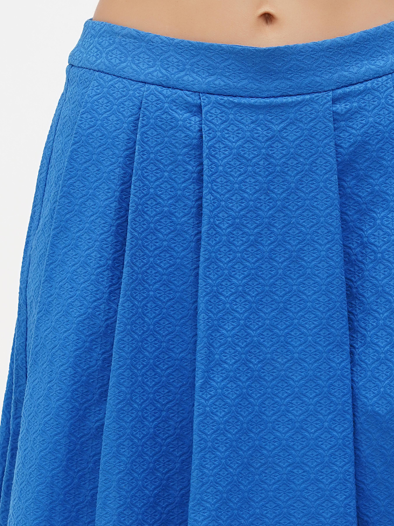 Юбка миди Sassofono модель A272-SC-1783_синий Фото