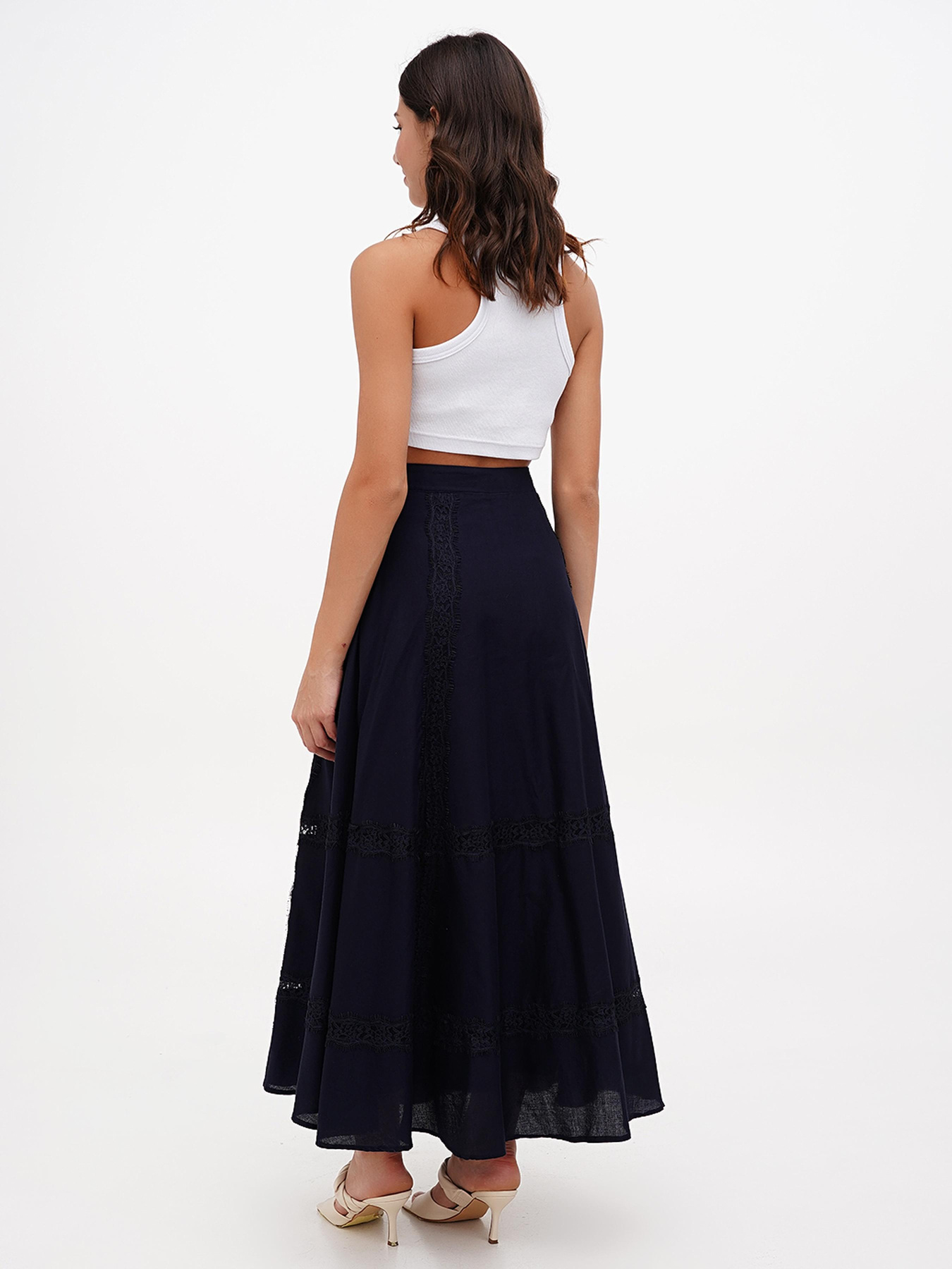 Юбка макси Sassofono модель A272-SF-1642 Фото