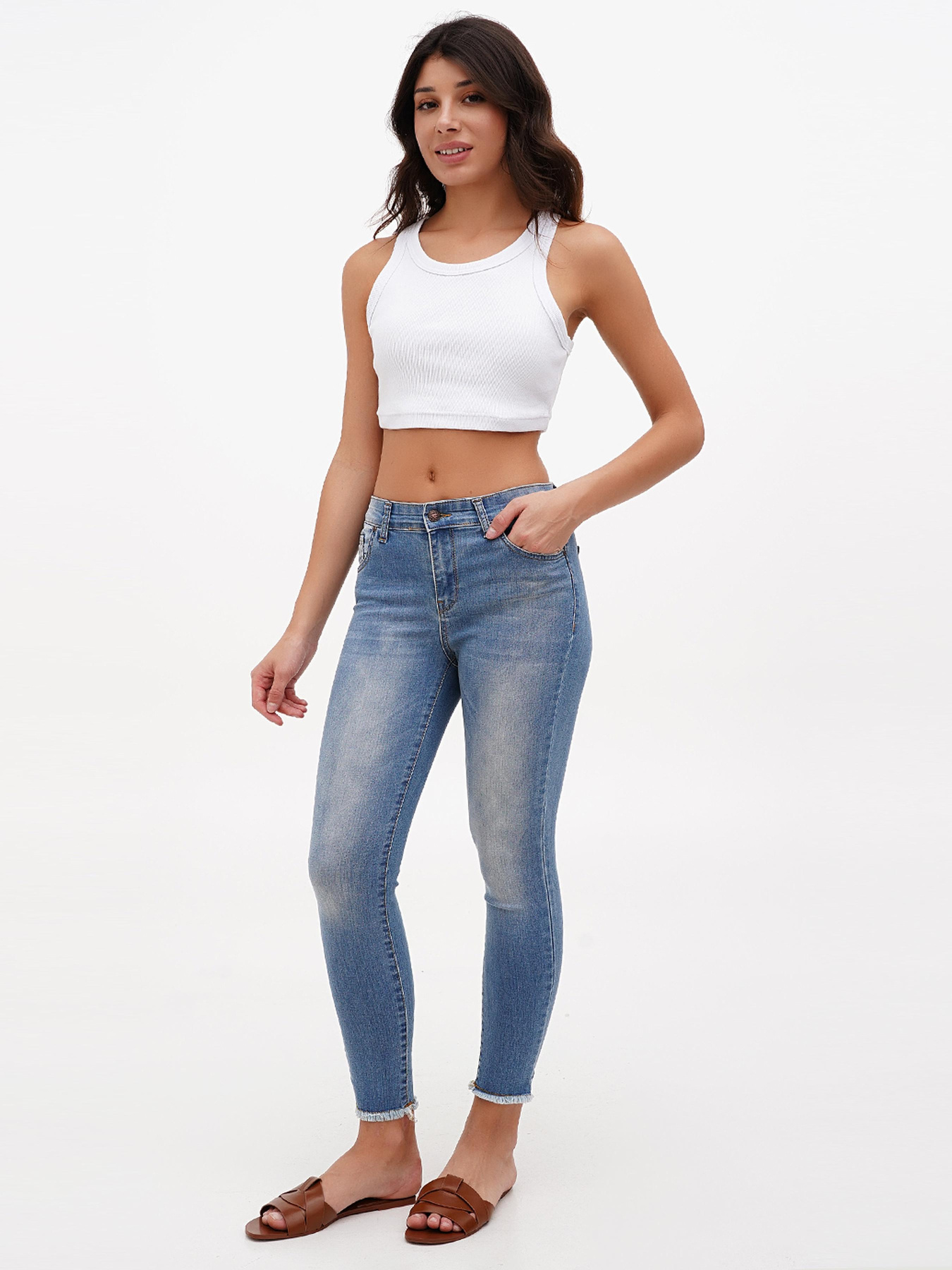 Скинни джинсы Sassofono модель A272-SF-1605 Фото