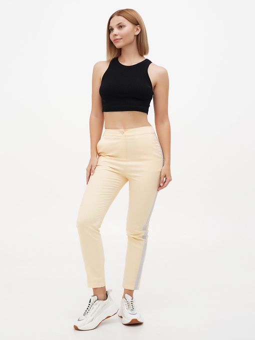 Брюки повседневные Sassofono модель A272-SF-1618_Жовтий Фото