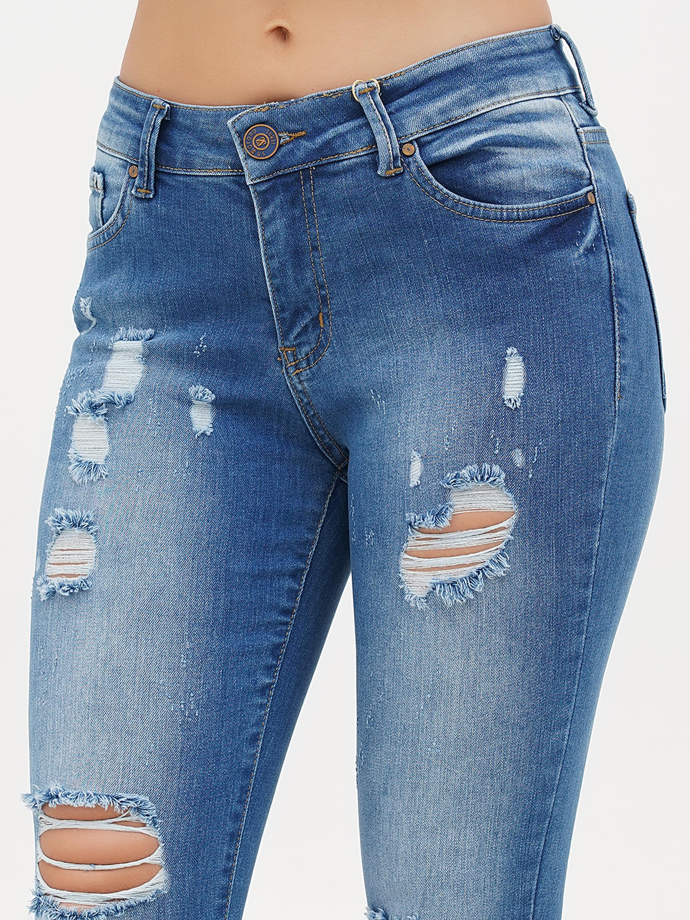 Скинни джинсы Sassofono модель A272-SF-1956 Фото