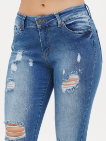 Скинни джинсы Sassofono модель A272-SF-1956 Фото