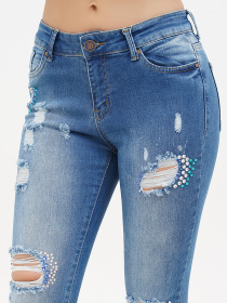 Скинни джинсы Sassofono модель A272-SF-1957 Фото