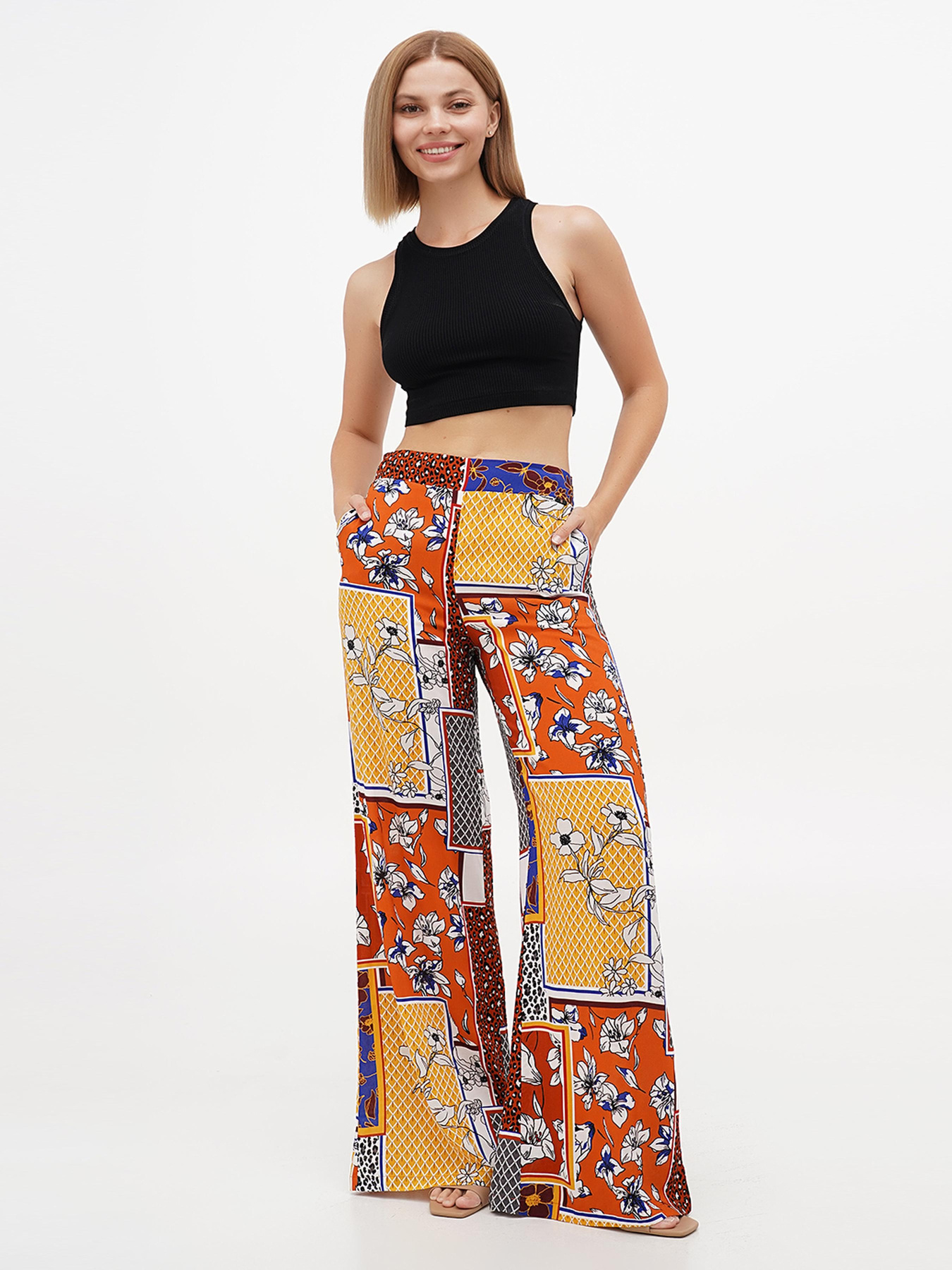 Брюки палаццо Sassofono модель A272-SF-2049 Фото