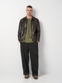 Куртка кожаная Ricco Grande модель k12330br Фото