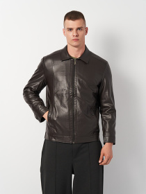 Куртка кожаная Ricco Grande модель k12330br Фото