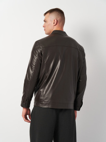 Шкіряна куртка Ricco Grande модель k12330br Шкіряна куртка Ricco Grande модель k12330br Фото