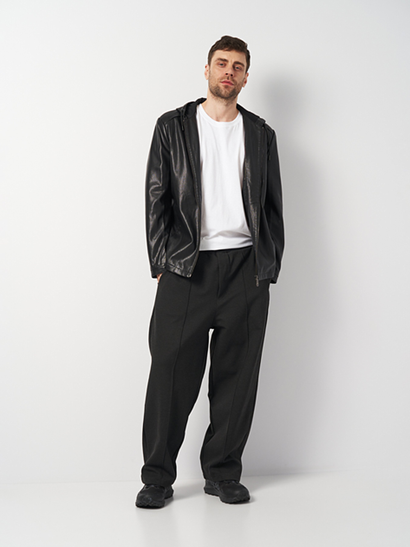 Куртка кожаная Ricco Grande модель k12226bl Фото