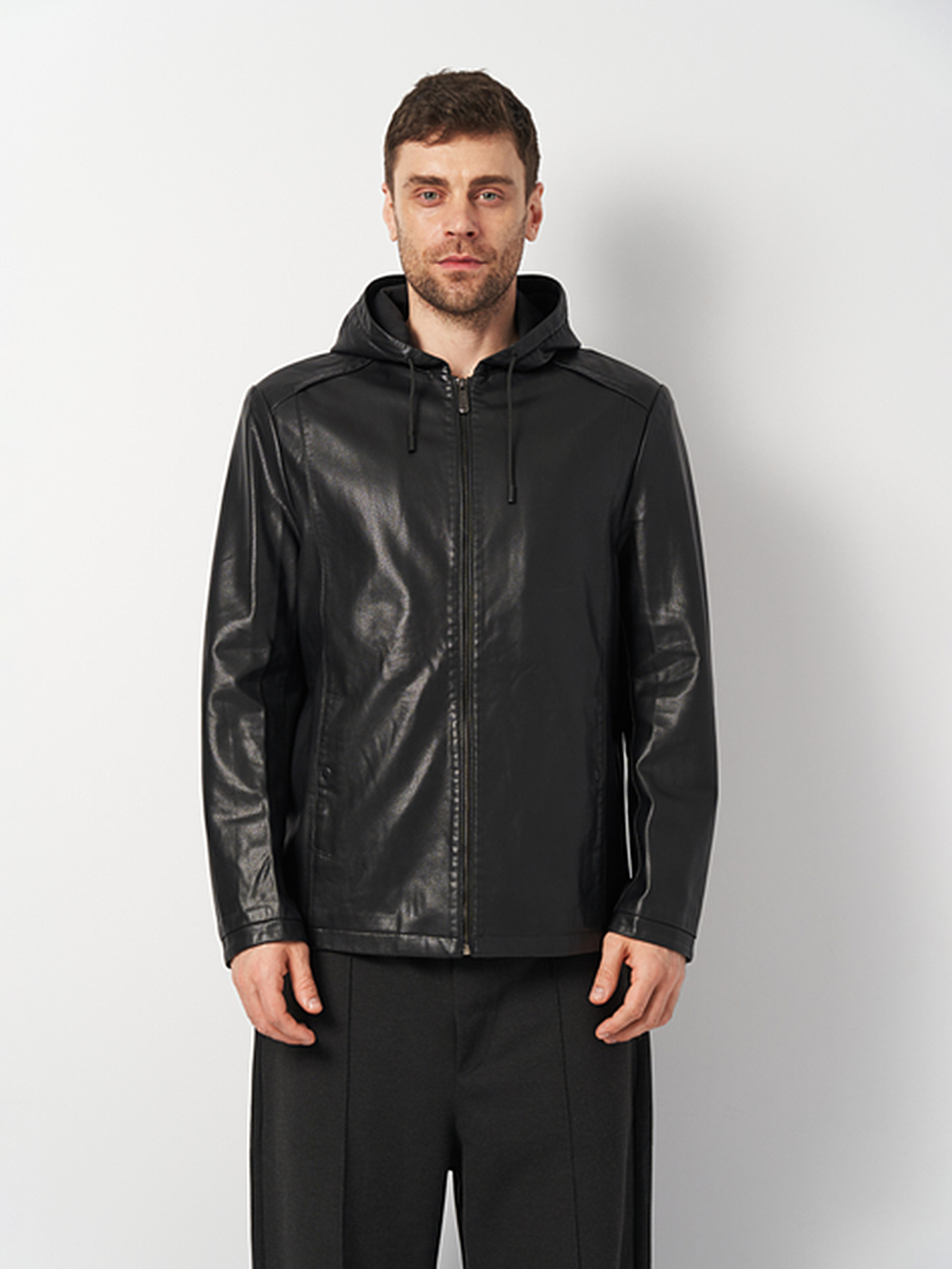 Куртка кожаная Ricco Grande модель k12226bl Фото