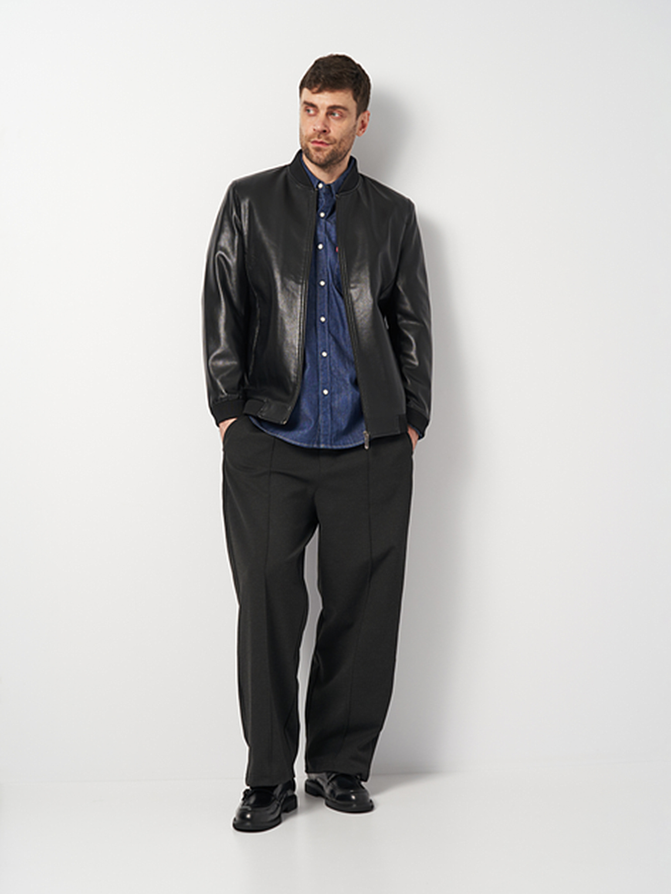 Куртка кожаная Ricco Grande модель k13322bl Фото