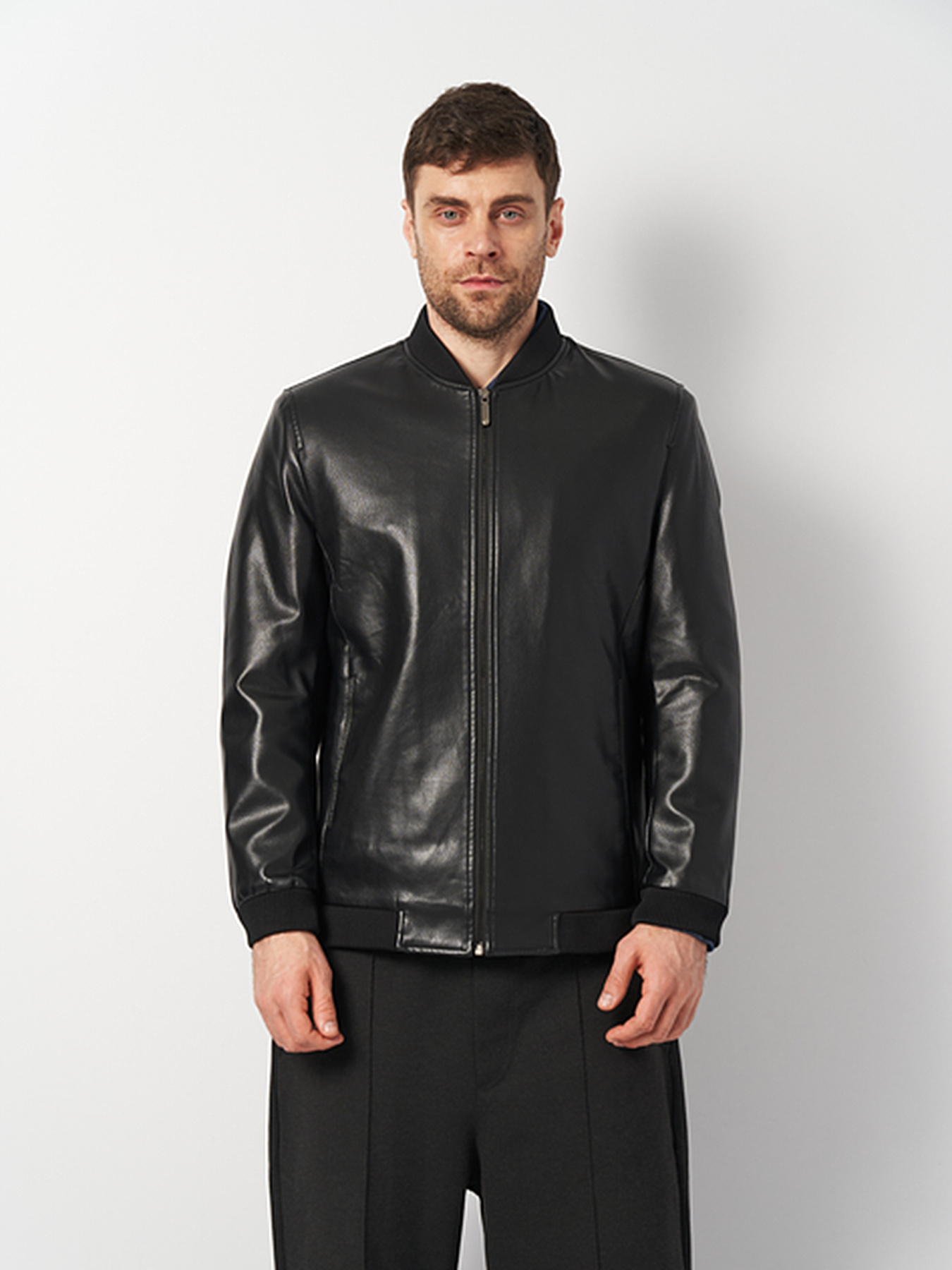 Куртка кожаная Ricco Grande модель k13322bl Фото