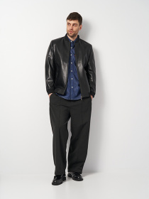 Куртка кожаная Ricco Grande модель k13322bl Фото