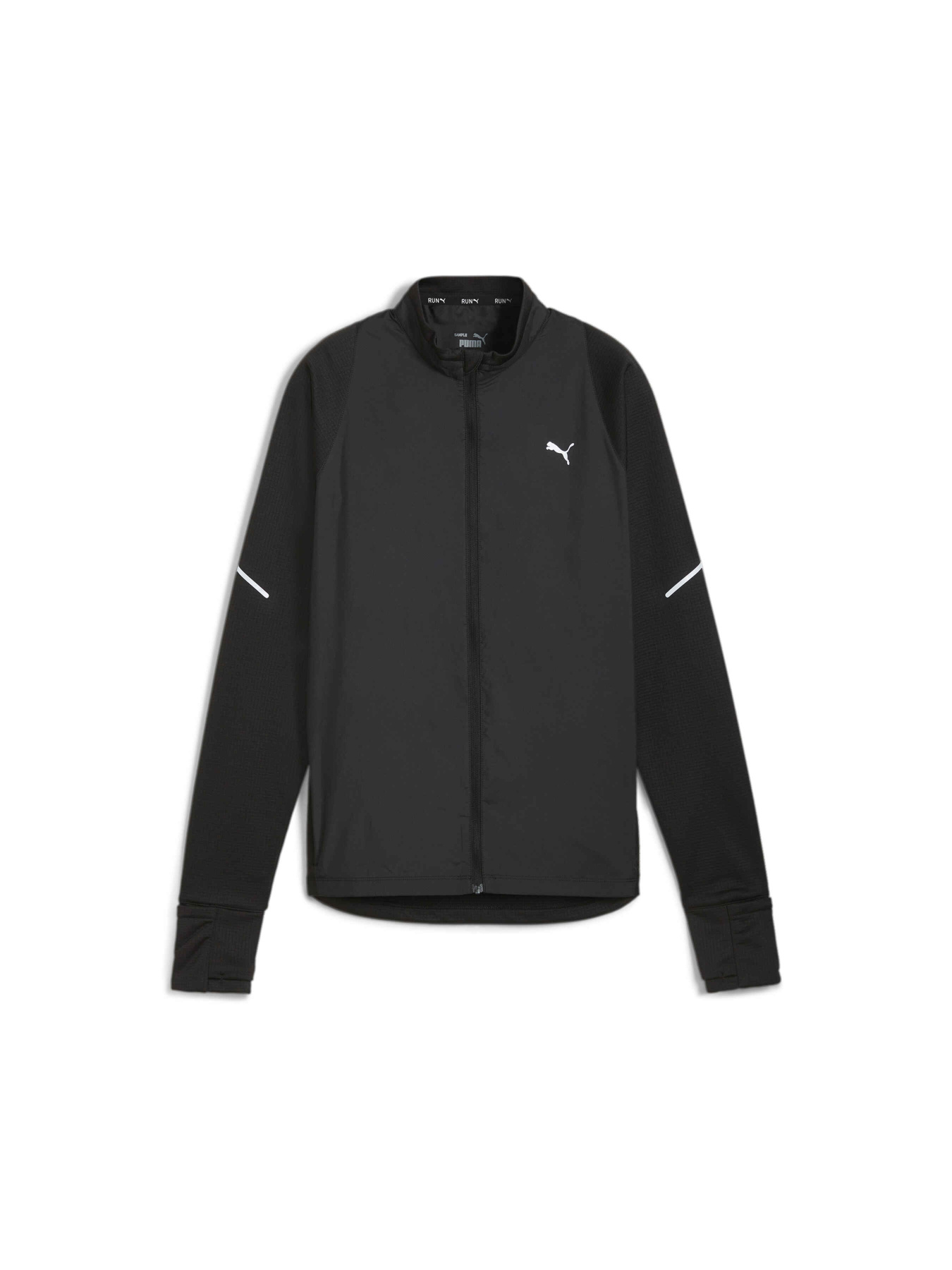 Вітровка PUMA Run Grid Fleece/woven Jacket модель 525759 Фото