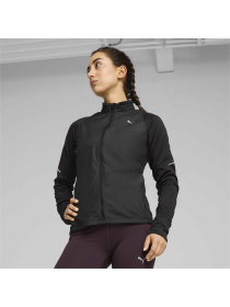 Вітровка PUMA Run Grid Fleece/woven Jacket модель 525759 Фото