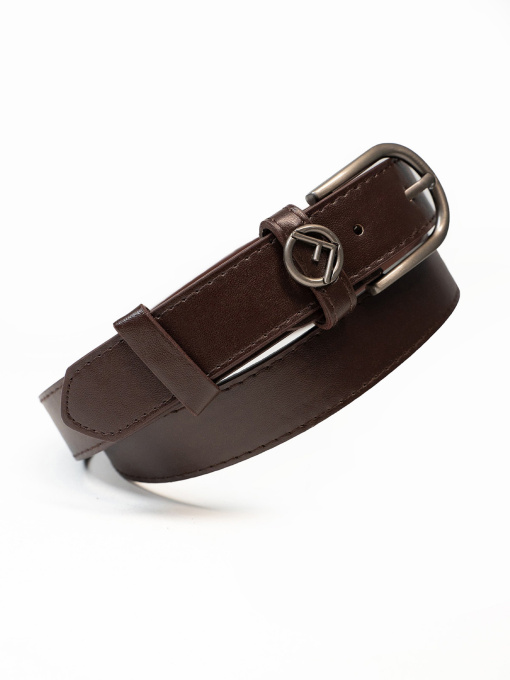 Ремень ISSA Plus модель R1-44_темно_коричневый Фото
