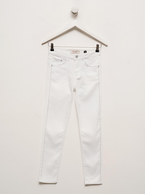 Скинни джинсы Sassofono модель A272-SF-1950_белый Фото