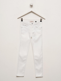 Скинни джинсы Sassofono модель A272-SF-1950_белый Фото