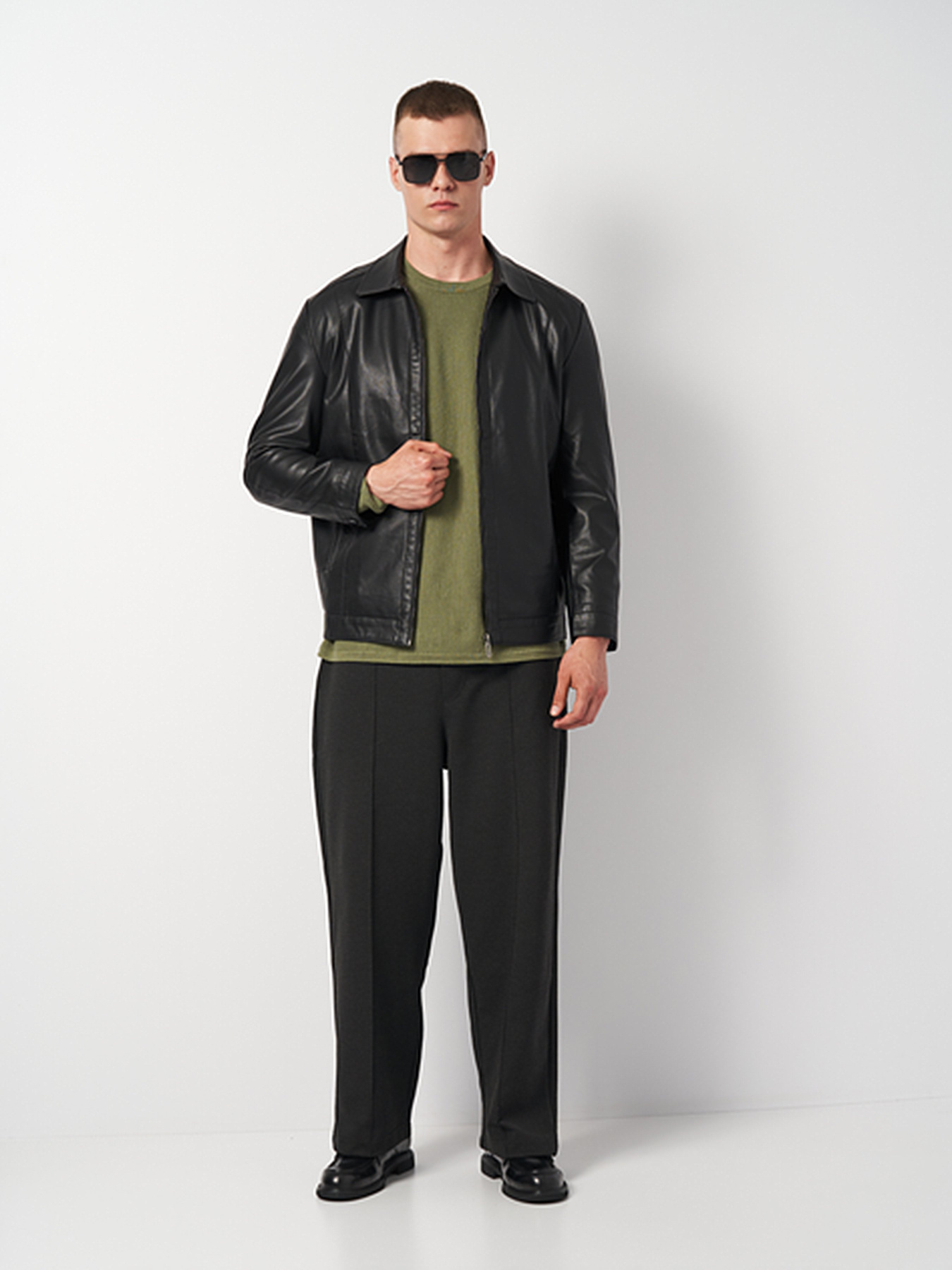 Куртка кожаная Ricco Grande модель k16699bl Фото