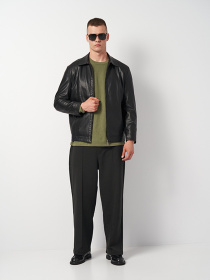 Куртка кожаная Ricco Grande модель k16699bl Фото