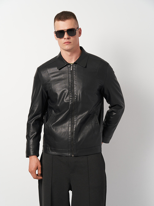 Шкіряна куртка Ricco Grande модель k16699bl Фото