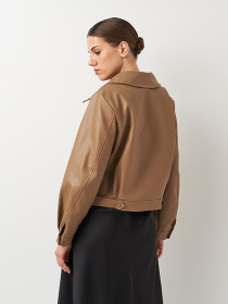 Куртка кожаная Ricco Grande модель k19111be Фото