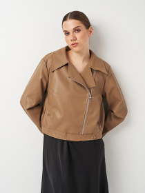 Куртка кожаная Ricco Grande модель k19111be Фото