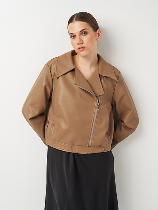 Куртка кожаная Ricco Grande модель k19111be Фото