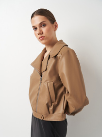 Шкіряна куртка Ricco Grande модель k19111be Фото