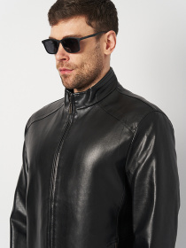 Шкіряна куртка Ricco Grande модель k16177bl Фото