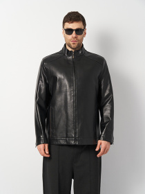 Шкіряна куртка Ricco Grande модель k16177bl Фото