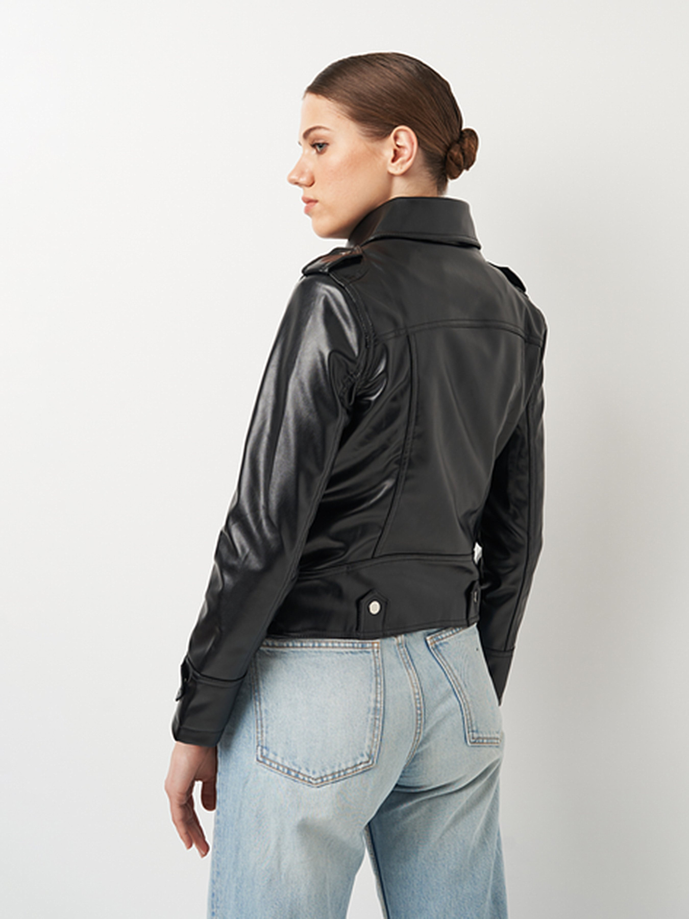 Куртка кожаная Ricco Grande модель k10510bl Фото