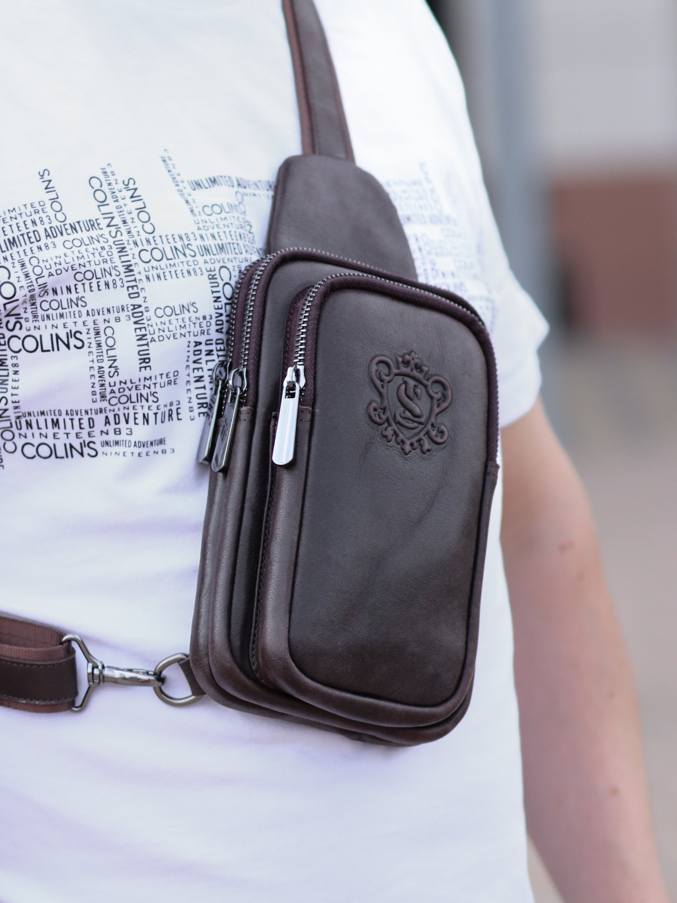 Кросс-боди Legessy модель KR_002_G_Coffee Фото