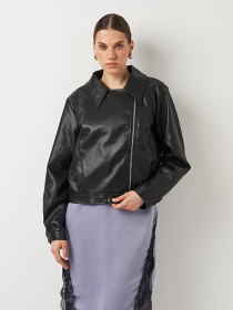 Куртка кожаная Ricco Grande модель k19111bl Фото