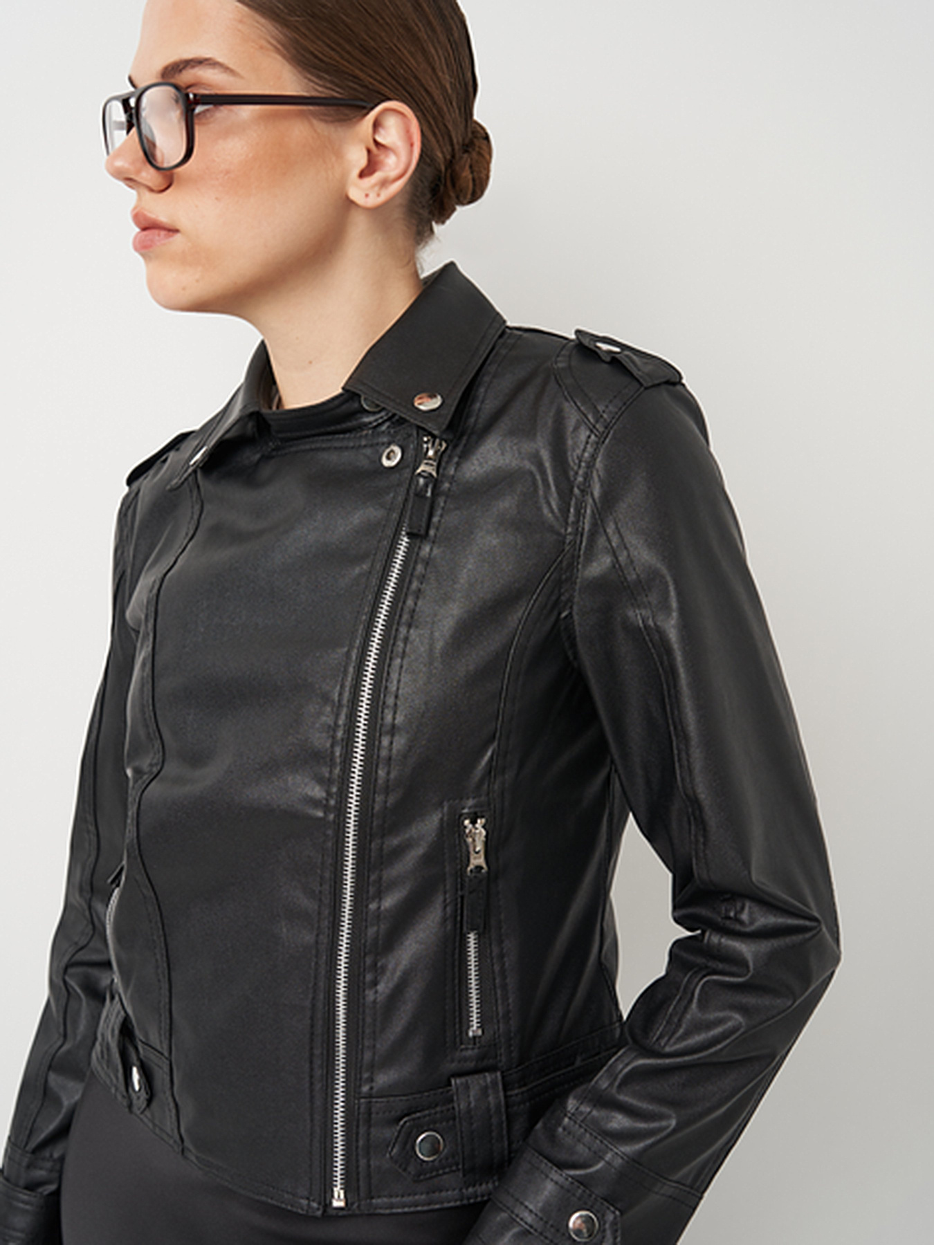 Куртка кожаная Ricco Grande модель k16395bl Фото