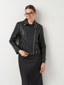 Куртка кожаная Ricco Grande модель k16395bl Фото