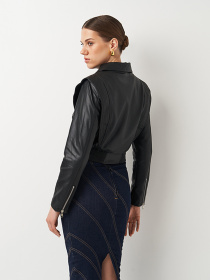 Куртка кожаная Ricco Grande модель k12065bl Фото