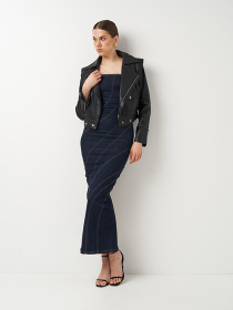 Куртка кожаная Ricco Grande модель k12065bl Фото