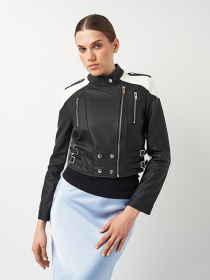 Куртка кожаная Ricco Grande модель k12219bl Фото