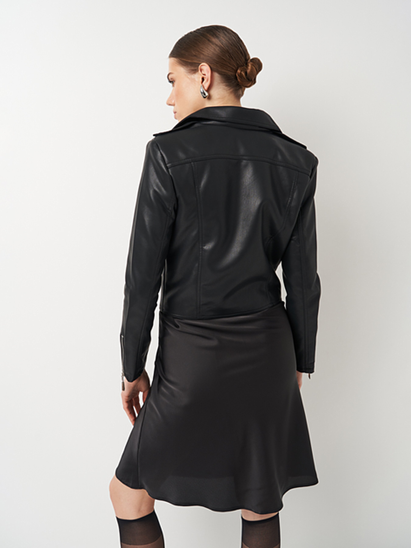 Куртка кожаная Ricco Grande модель k12229bl Фото