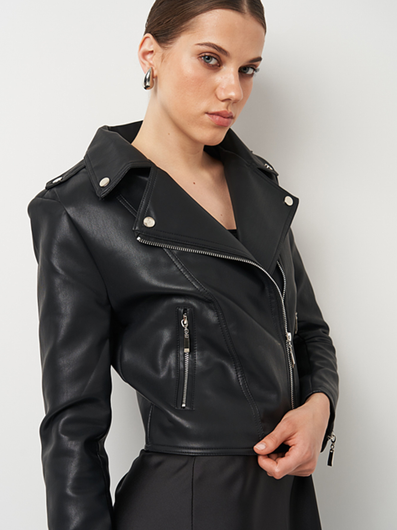 Куртка кожаная Ricco Grande модель k12229bl Фото