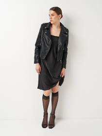 Куртка кожаная Ricco Grande модель k12229bl Фото